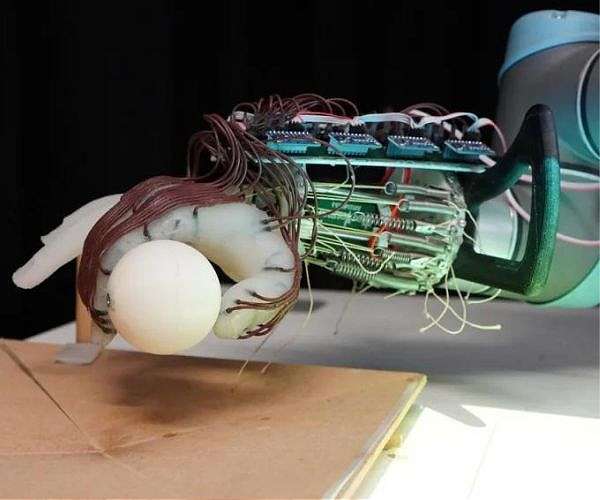 It's all in the wrist: energy-efficient robot hand learns how not to drop the ball