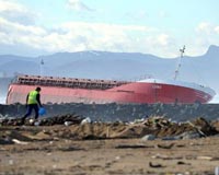 Army helps Dutch island clean-up after ship spills cargo