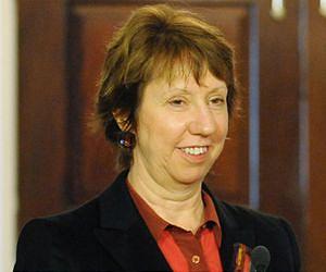 EU's Ashton discusses Iran talks with Israel PM