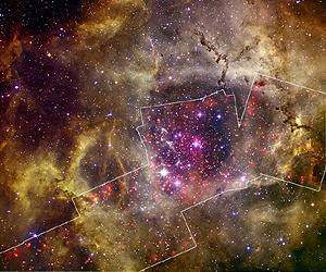Chandra Views 'Heart Of A Rose'