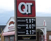 World oil prices fall