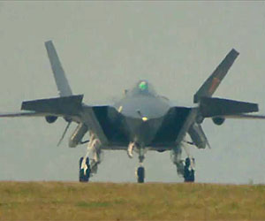 China stealth jet upstages US defence chief's visit