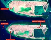 China renews islands claim as US think-tank warns on airstrip