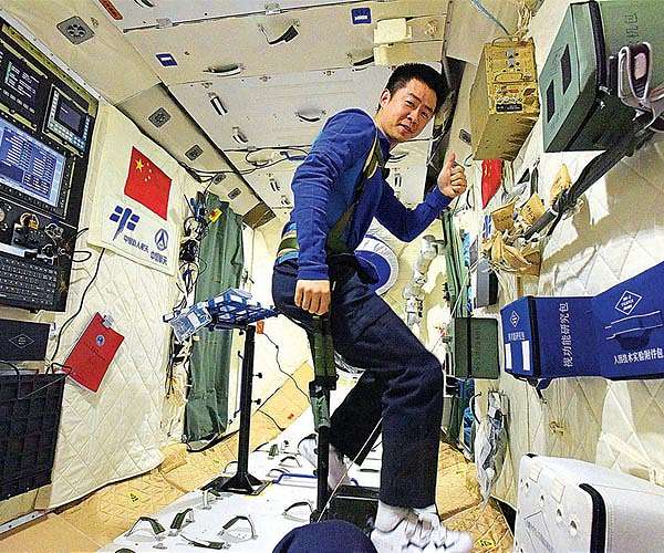 Shanxi company helps astronauts keep fit in space