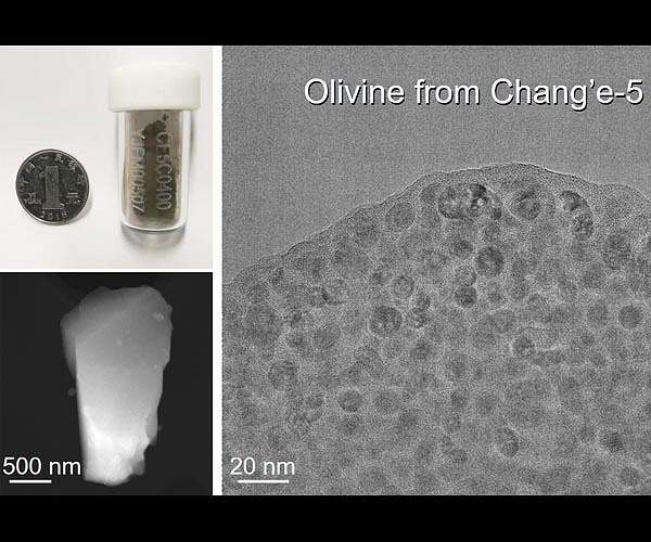 Chang'e-5 reveals an intermediate stage in space weathering process of lunar soils