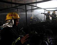 China factory blaze kills 13: fire dept