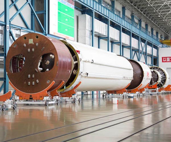 China tests rocket engine for upcoming space lab launches