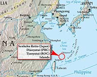 Japan warns Chinese activists heading to disputed islands