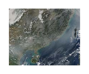 Satellite observes spatiotemporal variations in mid-upper tropospheric methane over China
