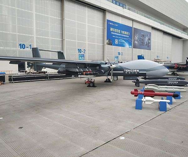 Chinese 'scorpion' combat drone circles Taiwan