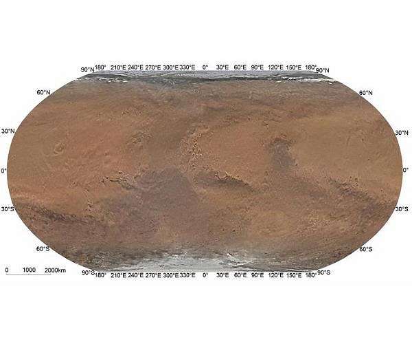 Tianwen-1 Releases High-Resolution Global Color Map of Mars