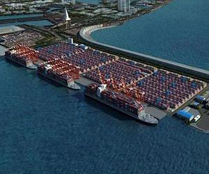 World's biggest cargo 'megaship' makes Gdansk stop on maiden voyage
