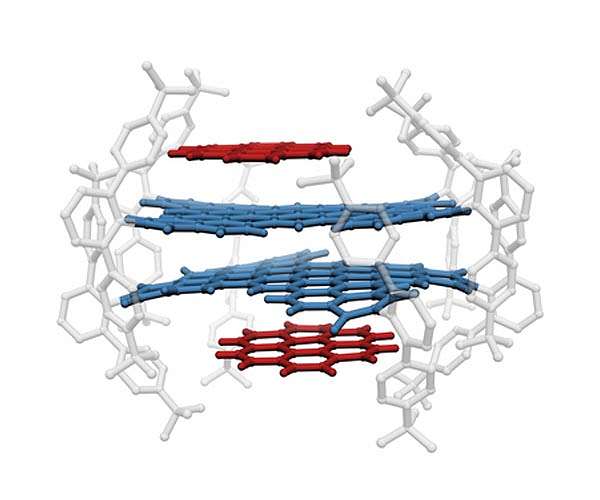 Columns designed from nanographenes