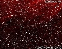 Comet Encke: A solar windsock observed by NASA's STEREO