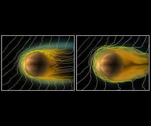 The tail of Venus and the weak solar wind