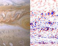 Jupiter's whirlwinds: Turning the other way