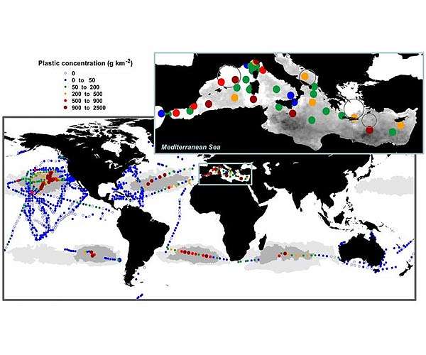 New model predicts how plastic from coast gets to middle of ocean