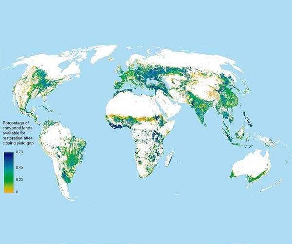 Restored ecosystems could absorb half of emissions since Industrial Revolution