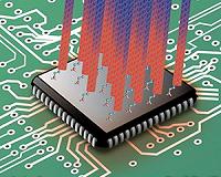 Tiny lasers enable Microprocessors to run faster, less power-hungry