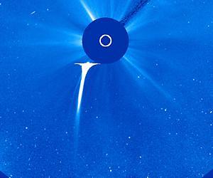 Supersonic snowballs in hell how comets interact with the Sun's atmosphere