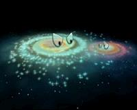 What happens when cosmic giants meet galactic dwarfs?