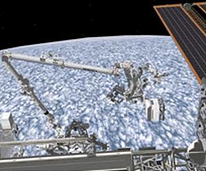 Canadian Robot Repairs Components on the Space Station