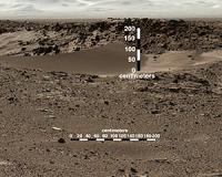 Curiosity Mars Rover Checking Possible Smoother Route