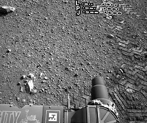 Rover Leaves Tracks in Morse Code