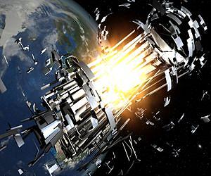 Record space junk cloud could threaten ISS: report