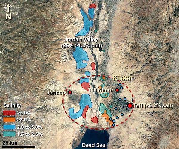 Did a cosmic impact destroy an ancient city in the Jordan Valley