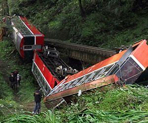 Six dead, 60 injured in Taiwan train accident