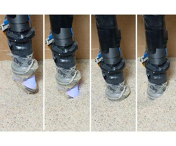 Slender robotic finger senses buried items
