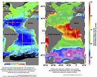 Ocean's heat cycle shows that atmospheric carbon may be headed elsewhere