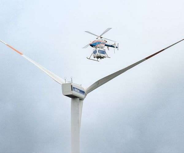 Drones to transport personnel and materials to offshore wind farms