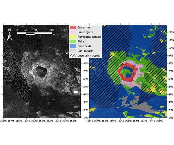 Scientists depict Dragonfly landing site on Saturn moon Titan