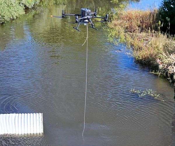 Drone lab system tracks nitrate runoff in farm waterways