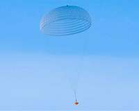 First test success for largest Mars mission parachute