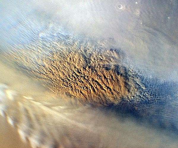 Mars' emitted energy and seasonal energy imbalance