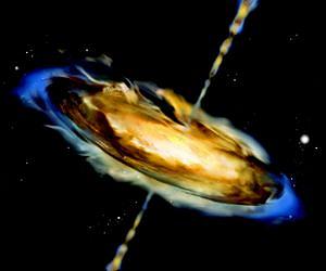 Three-Telescope Interferometry Allows Astrophysicists To Observe How Black Holes Are Fueled