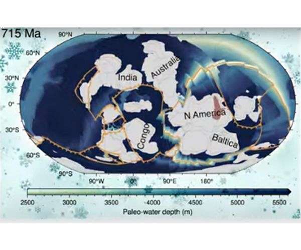 What turned Earth into a giant snowball 700m years ago