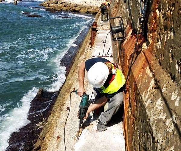 Work on sea wall begins for the landmark EWP-EDF One Wave Energy project