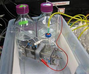 Saltwater boosts microbial electrolysis cells to cleanly produce hydrogen