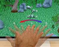 Electronic skin points the way north