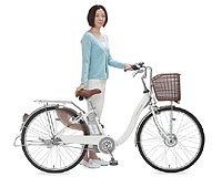 Riders whizz round Madrid in new electric bike-hire