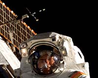Schlegel Completes First Spacewalk