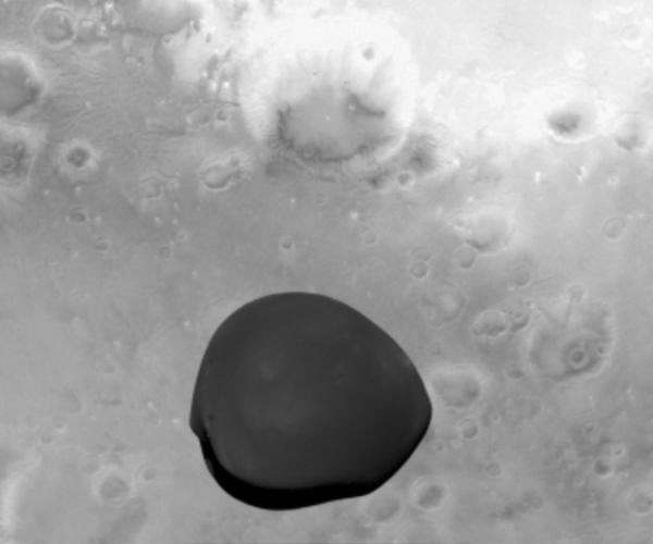 Hera asteroid mission captures images of Mars moon Deimos