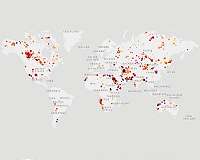 Mapping methane emissions on a global scale