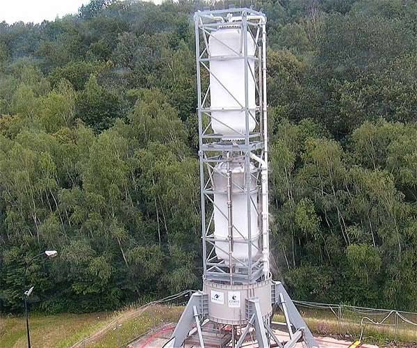 Test tanks fuelled for ESA's Themis reusable first stage