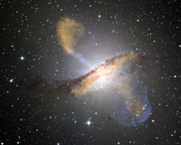 Black Hole Outflows From Centaurus A Detected With APEX