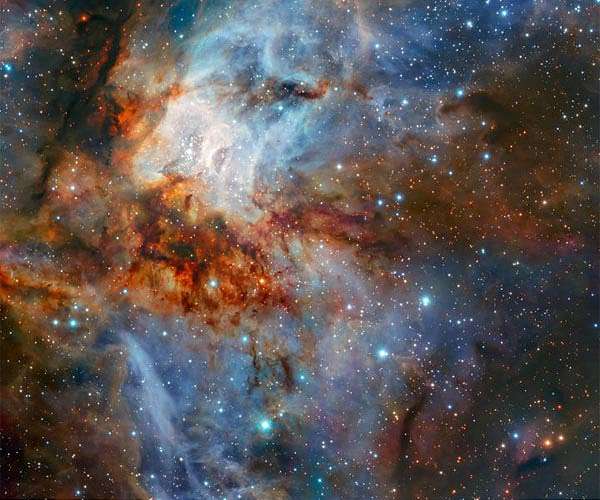 Many nearby young star clusters formed in three massive regions